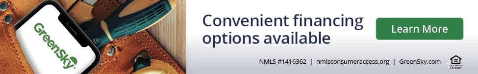 GreenSky — Convenient financing options available