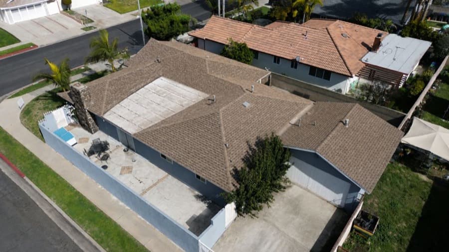 Shingle Roof Replacement — before